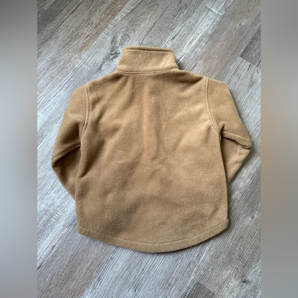 Columbia Kids Button Down Tan Brown Flannel Shacket  Fleece Shirt Size XXS 4 5 - Picture 4 of 7